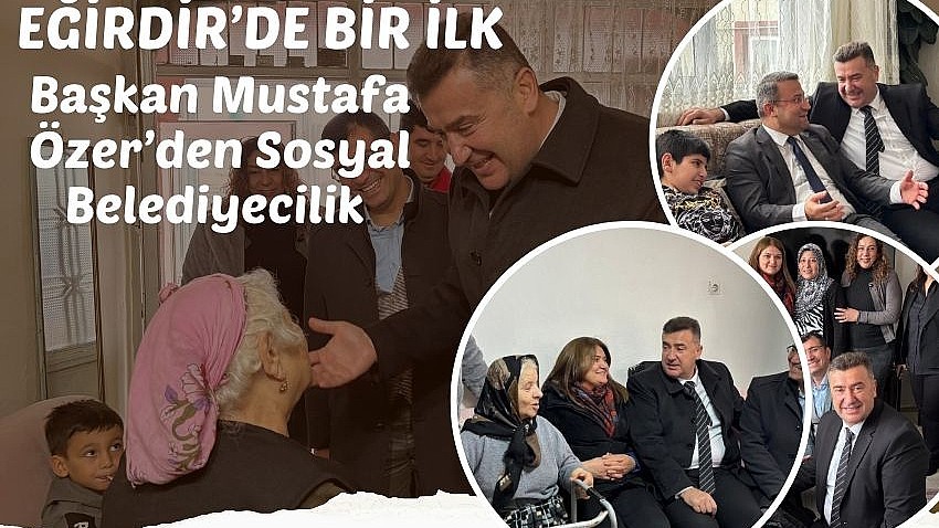 Başkan Mustafa Özer’den Sosyal Belediyecilik