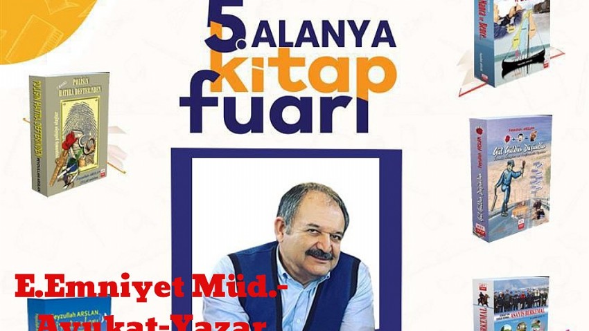 Feyzullah Arslan Alanya Kitap Fuarı’nda