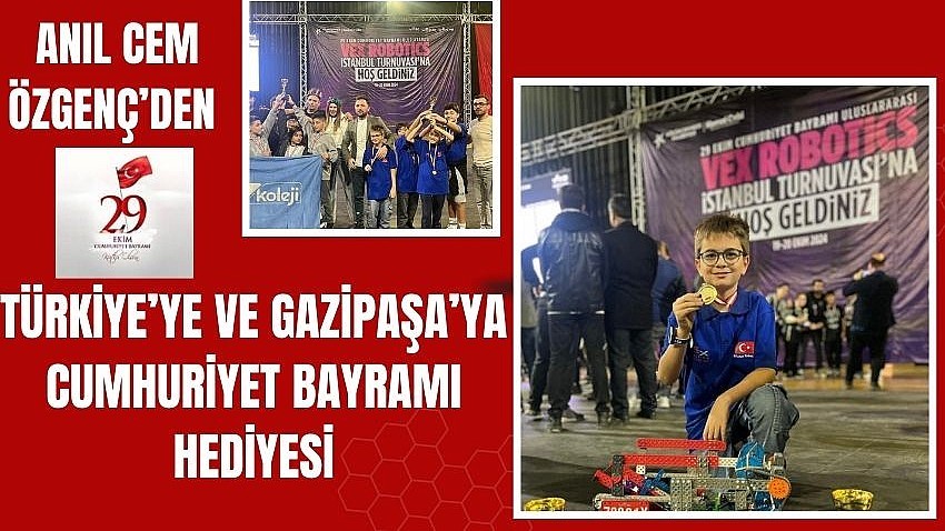 VEX Robotics Şampiyonu Gazipaşa’dan