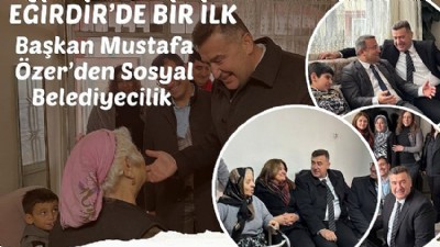 Başkan Mustafa Özer’den Sosyal Belediyecilik