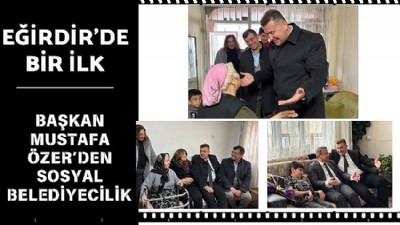 Başkan Mustafa Özer’den Sosyal Belediyecilik