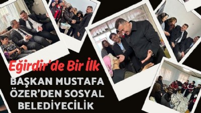 Başkan Mustafa Özer’den Sosyal Belediyecilik